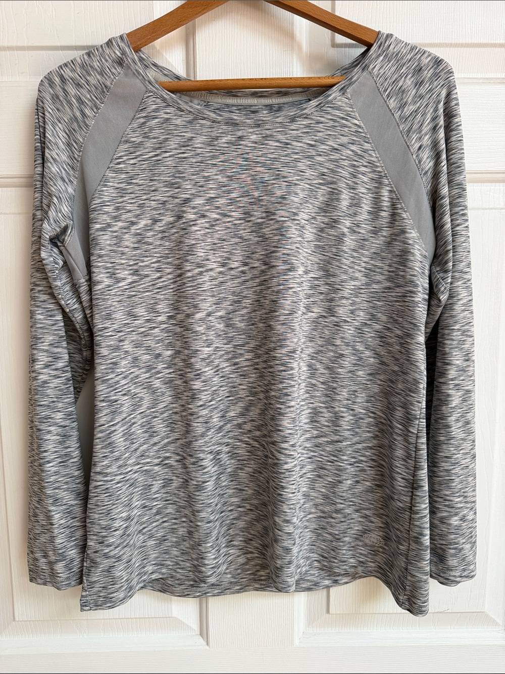 Reel Legends Keep-it-Cool Heathered Blue-Gray Performance Top